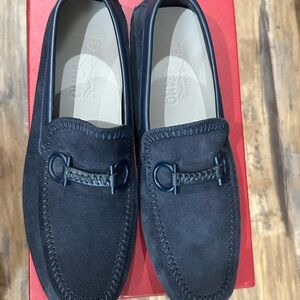 Salvatore Ferragamo Men's Dark Blue Loafers